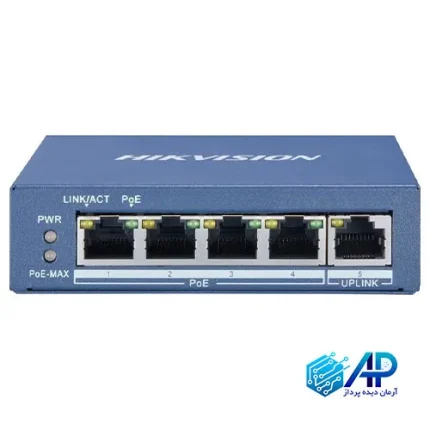 سوییچ 4 پورت گیگ هایک ویژن مدل DS-3E0505P-E