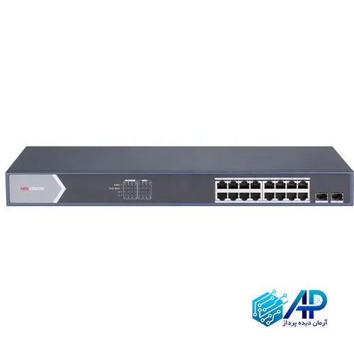 سوییچ 16 پورت گیگ هایک ویژن مدل DS-3E1518P-SI