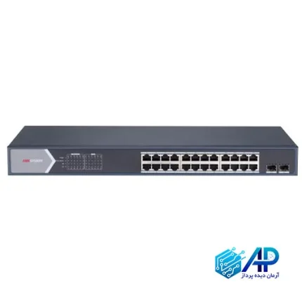 سوئیچ شبکه 24 پورت PoE هایک ویژن مدل DS-3E1526P-SI