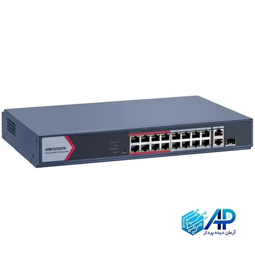 سوییچ 16 پورت هایک ویژن مدل DS-3E1318P-EI/M
