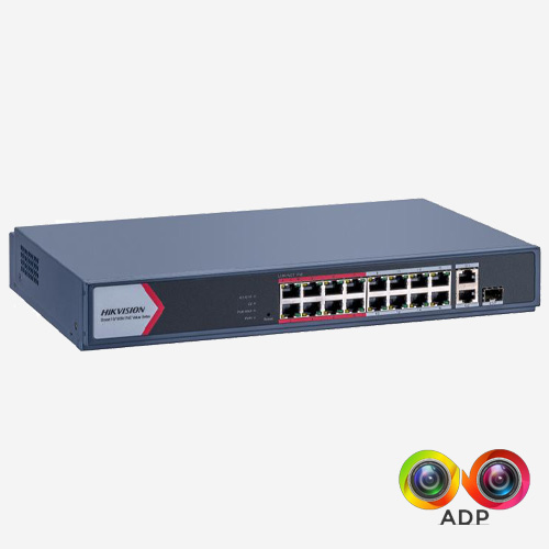 سوییچ 16 پورت هایک ویژن مدل DS-3E1318P-EI/M - تصویر 2